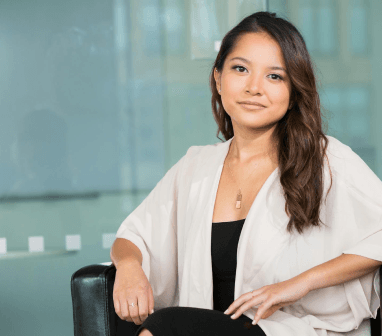 woman in professional attire